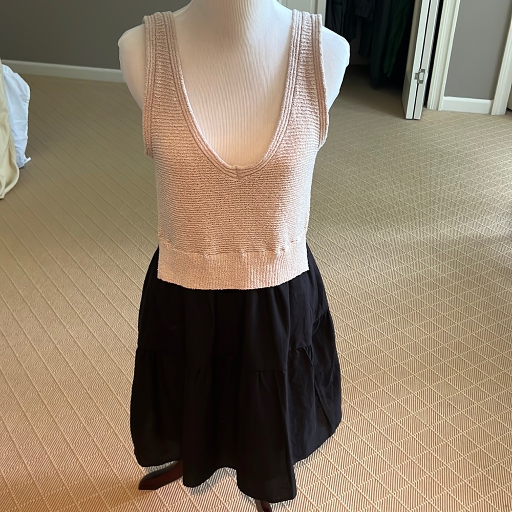 Elan mixed media dress. Size M.